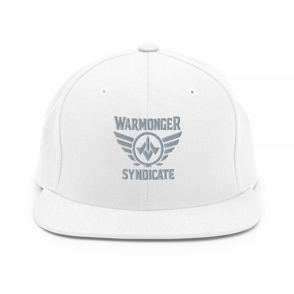 Grey Embroidered Brand Logo Snapback | Premium