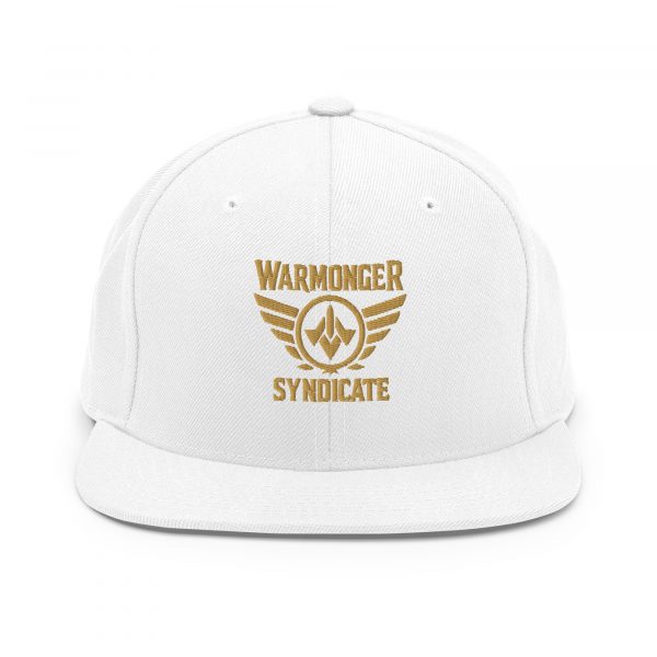 Old Gold Embroidered Brand Logo Snapback | Premium