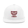 Maroon Embroidered Brand Logo Snapback | Premium