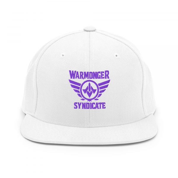 Purple Embroidered Brand Logo Snapback | Premium