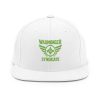 Kiwi Green Embroidered Brand Logo Snapback | Premium