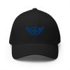 closed-back-structured-cap-black-front-68bb598b9506a.jpg Royal Embroidered Logo Structured Cap | Flexfit