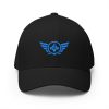 Aqua Embroidered Logo Structured Cap | Flexfit