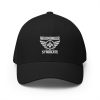 White Embroidered Brand Logo Structured Cap | Flexfit