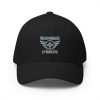 Grey Embroidered Brand Logo Structured Cap | Flexfit