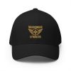 Old Gold Embroidered Brand Logo Structured Cap | Flexfit