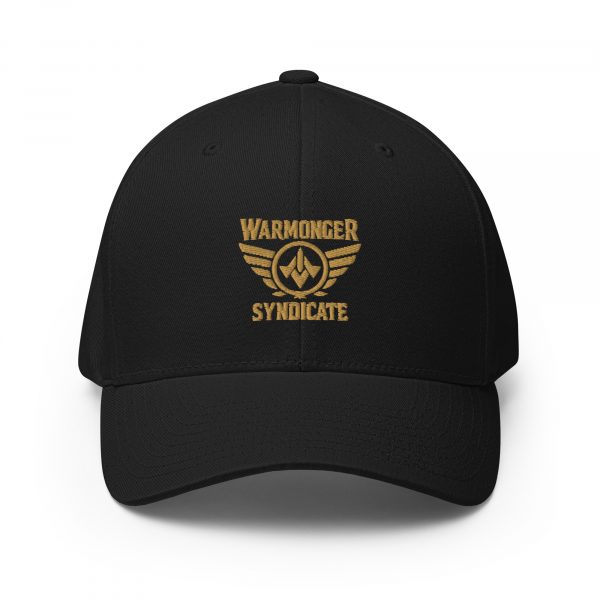 Old Gold Embroidered Brand Logo Structured Cap | Flexfit