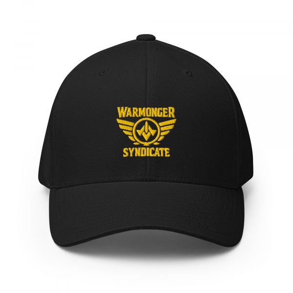 Gold Embroidered Brand Logo Structured Cap | Flexfit