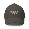 closed-back-structured-cap-dark-grey-front-68bb53ae4d3dc.jpg White Embroidered Logo Structured Cap | Flexfit