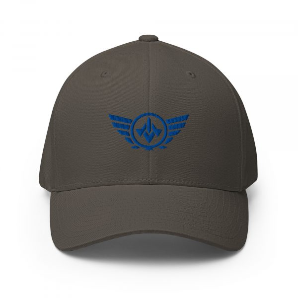 closed-back-structured-cap-dark-grey-front-68bb598b96f2b.jpg Royal Embroidered Logo Structured Cap | Flexfit