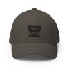 closed-back-structured-cap-dark-grey-front-68bb5b9a1613c.jpg Black Embroidered Brand Logo Structured Cap | Flexfit