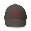 Flamingo Embroidered Brand Logo Structured Cap | Flexfit
