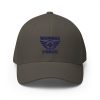 Navy Embroidered Brand Logo Structured Hat | Flexfit