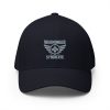 Grey Embroidered Brand Logo Structured Cap | Flexfit