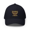 Old Gold Embroidered Brand Logo Structured Cap | Flexfit