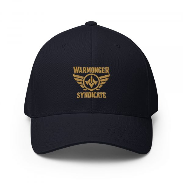 Old Gold Embroidered Brand Logo Structured Cap | Flexfit