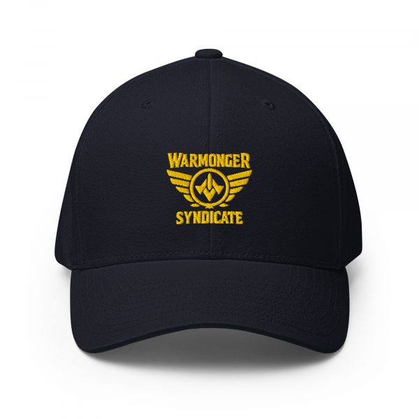 Gold Embroidered Brand Logo Structured Cap | Flexfit