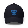 Aqua Embroidered Brand Logo Structured Cap | Flexfit