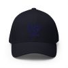 Navy Embroidered Brand Logo Structured Hat | Flexfit