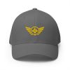 closed-back-structured-cap-grey-front-68bb56a831d40.jpg Gold Embroidered Logo Structured Cap | Flexfit