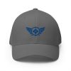 closed-back-structured-cap-grey-front-68bb598b98bff.jpg Royal Embroidered Logo Structured Cap | Flexfit