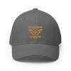 Old Gold Embroidered Brand Logo Structured Cap | Flexfit