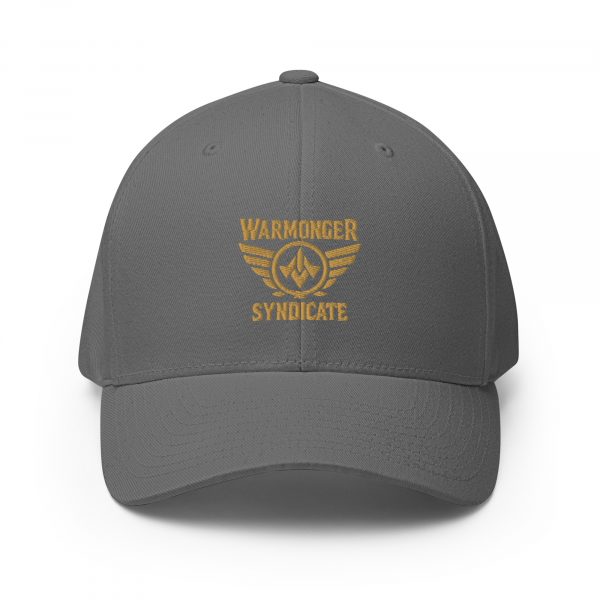 Old Gold Embroidered Brand Logo Structured Cap | Flexfit