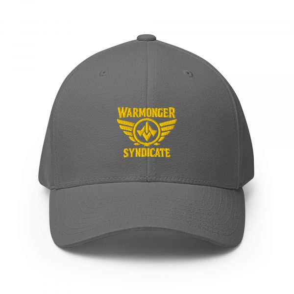 Gold Embroidered Brand Logo Structured Cap | Flexfit
