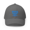 Aqua Embroidered Brand Logo Structured Cap | Flexfit