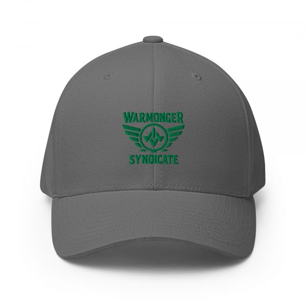 Kelly Green Embroidered Brand Logo Structured Cap | Flexfit