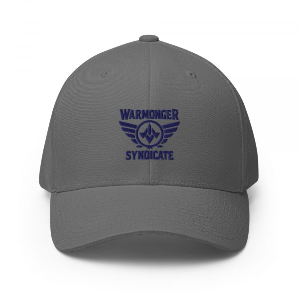 Navy Embroidered Brand Logo Structured Hat | Flexfit