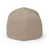 closed-back-structured-cap-khaki-back-68bb5776b4d00.jpg Orange Embroidered Logo Structured Cap | Flexfit