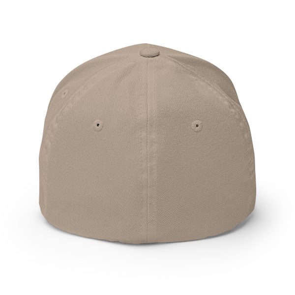 Kelly Green Embroidered Brand Logo Structured Cap | Flexfit