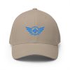 Aqua Embroidered Logo Structured Cap | Flexfit