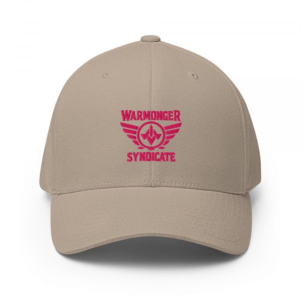 Flamingo Embroidered Brand Logo Structured Cap | Flexfit