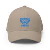 Aqua Embroidered Brand Logo Structured Cap | Flexfit