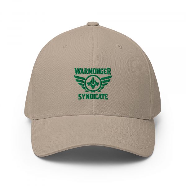 Kelly Green Embroidered Brand Logo Structured Cap | Flexfit