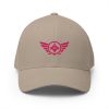 Flamingo Embroidered Logo Structured Cap | Flexfit