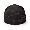 closed-back-structured-cap-multicam-black-back-68bb56a82c54d.jpg Gold Embroidered Logo Structured Cap | Flexfit