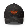 closed-back-structured-cap-multicam-black-front-68bb5776a8bf7.jpg Orange Embroidered Logo Structured Cap | Flexfit