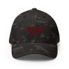 closed-back-structured-cap-multicam-black-front-68bb585361da6.jpg Maroon Embroidered Logo Structured Cap | Flexfit
