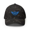 Aqua Embroidered Logo Structured Cap | Flexfit