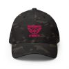Flamingo Embroidered Brand Logo Structured Cap | Flexfit