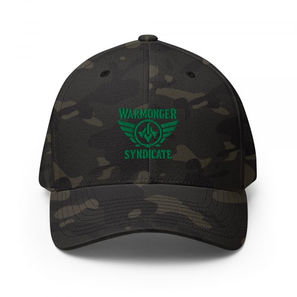 Kelly Green Embroidered Brand Logo Structured Cap | Flexfit