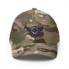 Navy Embroidered Logo Structured Cap | Flexfit