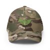 Kiwi Green Embroidered Logo Structured Cap | Flexfit