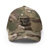 closed-back-structured-cap-multicam-green-front-68bb5b9a16cb7.jpg Black Embroidered Brand Logo Structured Cap | Flexfit