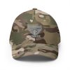 Grey Embroidered Brand Logo Structured Cap | Flexfit