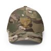 Old Gold Embroidered Brand Logo Structured Cap | Flexfit