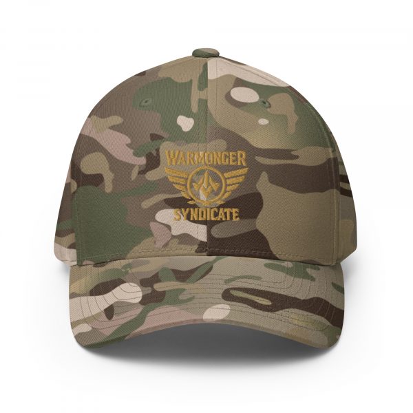 Old Gold Embroidered Brand Logo Structured Cap | Flexfit